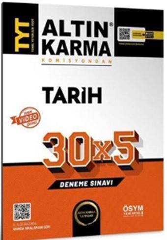 Altın Karma Yayınları TYT Tarih 30 x 5 Deneme - Altın Karma Yayınları