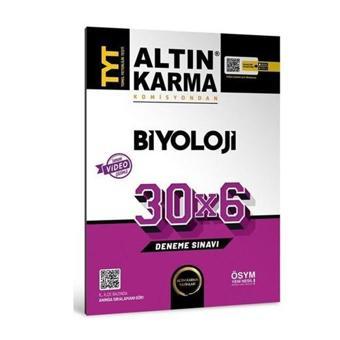 Altın Karma YKS TYT Biyoloji 30x6 Deneme Video Çözümlü Altın Karma Yayınları - Altın Karma Yayınları