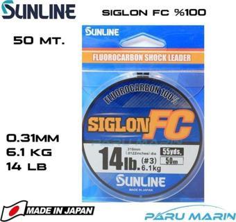 SUNLINE Siglon %100 Florokarbon Misina 0.31mm 50 Mt.