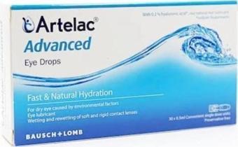 Bausch + Lomb Artelac Advanced Damla 0,5 ml x 30 Adet