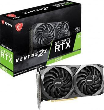 MSI GEFORCE RTX 3060 VENTUS 2X 12G OC 12GB HDMI DP 192BİT