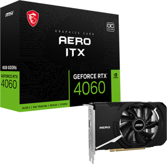 MSI GeForce RTX 4060 Aero ITX 8G OC RTX4060 8GB