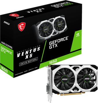 MSI GTX 1650 D6 VENTUS XS OCV3 4GB GDDR6 128B DX12