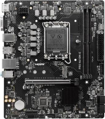 MSI PRO H610M-E 5600MHZ(OC) HDMI VGA M.2 1700p