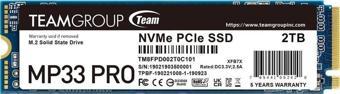 Team MP33 Pro 2TB 2400/2100MB/s NVMe PCIe Gen3x4 M.2 SSD Disk (TM8FPD002T0C101)