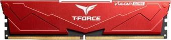 Team T-Force Vulcan Red 32GB(2x16GB) 6400Mhz DDR5 Gaming Ram CL40 (FLRD532G6400HC40BDC01)