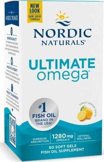 Nordic Naturals Ultimate Omega 1280 mg 60 Yumuşak Kapsül