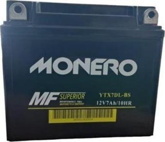 7Ah 12V 7YTX7DL , 7-KT125 MONERO MOTOSİKLET AKÜSÜ