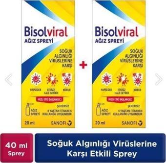 Bisolviral Ağız Spreyi 20 ML x 2 ADET