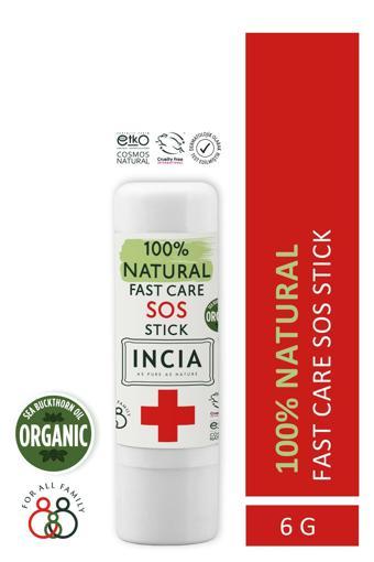 INCIA %100 Doğal Sos Stick Anlık Yatıştırıcı Organik Yalancı İğde Hızlı Koruma Bitkisel 6 gr
