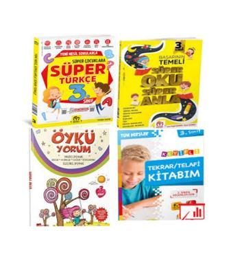 3. Sınıf Yeni Nesil Sorularla Süper Türkçe + Süper Oku Anla + Öykü Yorum Ve Tekrar / Telafi Kitabım - Model Yayınları