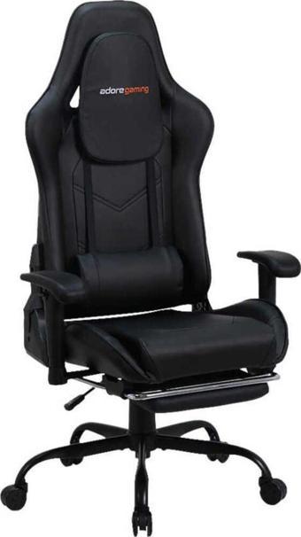 Adore Mobilya Adore Gaming Combo Profesyonel Oyuncu ve Çalışma Koltuğu-Siyah 71x130-139,5x58 cm (GxYxD)