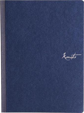 Karatis - 19*26 - 144 Yaprak Tomoe River Defter - Midnight Blue