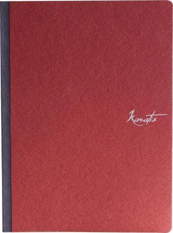 Karatis - 19*26 - 144 Yaprak Tomoe River Defter - Sumac