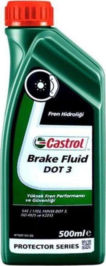 Castrol Brake Fluid Dot 3 500 Ml Fren Hidrolik Sıvısı