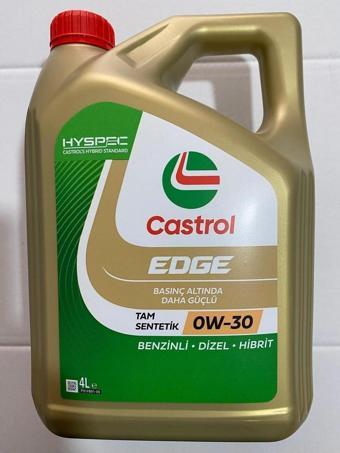 Castrol Edge 0W-30 4 Litre Motor Yağı (Üretim Yılı: 2024)