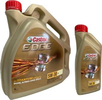 Castrol Edge Dpf'li Tam Sentetik 5W-30 4+1 Litre Motor Yağı (Üretim Yılı: 2023)