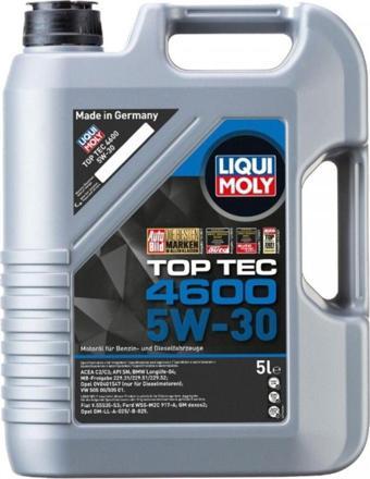 Liqui Moly Tam Sentetik Top Tec 4600 5W-30 5 Lt Motor Yağı (Üretim Yılı: 2023)