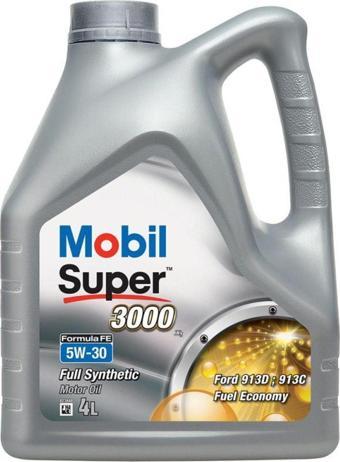 Mobil Super 3000 X1 Formula Fe 5W-30 4 Litre Motor Yağı (Üretim Yılı: 2022)