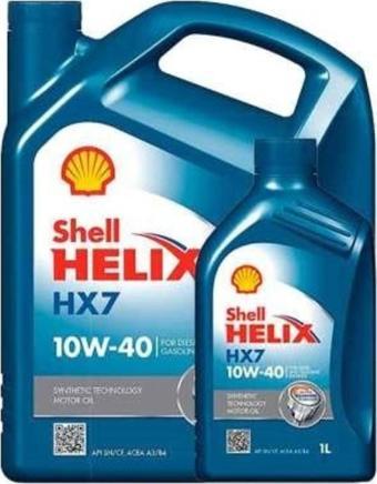 Shell Helix Hx7 10W-40 4+1 Litre Motor Yağı (Üretim Yılı: 2023)