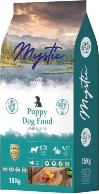 Mystic Puppy Az Tahıllı Kuzu Etli Yavru Köpek Maması 15 kg