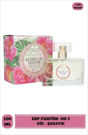 EDP Kadın Parfüm No 3 Regina Di Peonie Gül ve Şakayık 100 ml