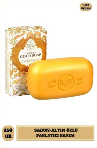 Sabun Luxury Gold Parlatıcı Vegan Bakım 250 Gr