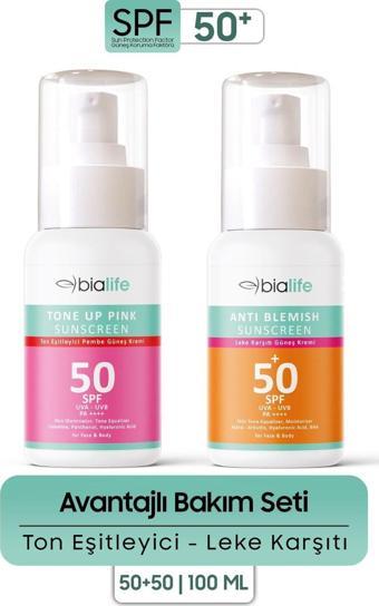 Leke Karşıtı ve Ton Eşitleyici Güneş Kremi SPF 50+ - Bialife