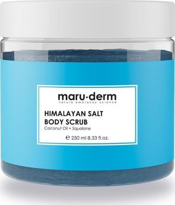 Maru.Derm Body Scrub | Himalaya Tuzu Vücut Peelingi | Squalane + Hindistan Cevizi Yağı 250 ML