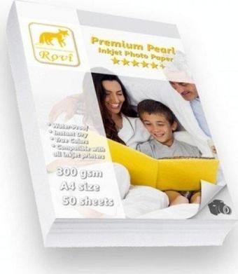 Rovi Premium İnci A4 Fotoğraf Kağıdı 300gr - 50 Yaprak