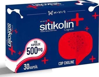 Haver Sitikolin Cognizin 500 mg 30 Kapsül