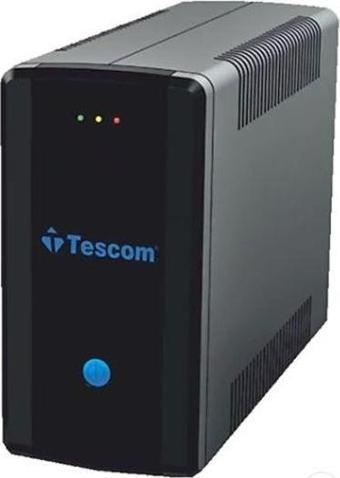 TESCOM LEO+ 650 VA (1x12V 7AH Akü) Line Interactive 5/10 dk UPS