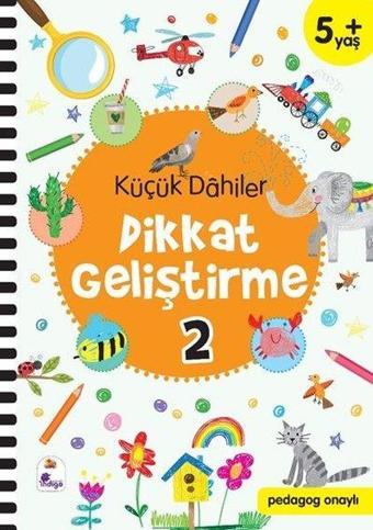 Küçük Dahiler Dikkat Geliştirme 2 - 5+ Yaş - Ayça G. Derin - İndigo Çocuk