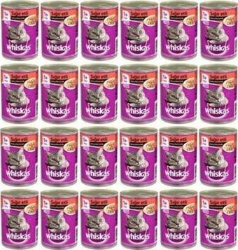 Whiskas Sığır Etli Konserve 400 gr x 24 Adet