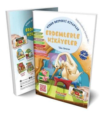Erdemlerle Hikayeler Seti - 10 Kitap Takım - Tuba Bozcan - Yumurcak Yayınları