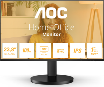 AOC  23.8" 24B3HA2 1ms 100Hz Adaptive Sync FHD IPS Gaming Monitör