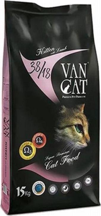 VanCat Kuzu Etli Yavru Kedi Maması 15 Kg