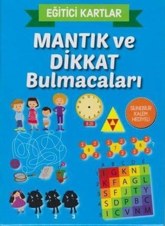 Eğitici Kartlar - Mantık ve Dikkat Bulmacaları - Kolektif  - Teleskop Popüler Bilim