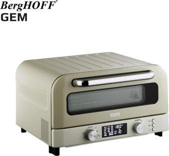 BergHOFF GEM RETRO 2000 W Vanilya Krem Rengi Pizza Fırını