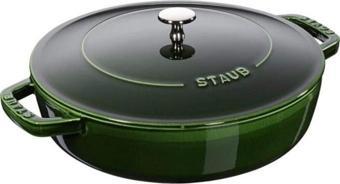 Staub Chistera Yağmur Efektli 24 Cm Döküm Tencere Fesleğen