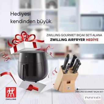 Zwilling Gourmet 6 Parça Blok Bıçak Set Alana Zwilling Airfry Hediye