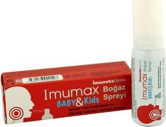 Imuneks Imumax Baby & Kids Boğaz Spreyi 20 Ml