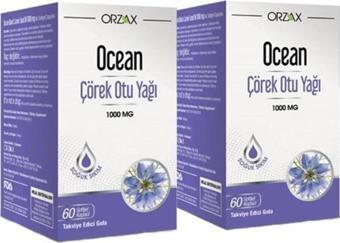 Ocean Çörek Otu Yağı 1000 mg 60 Kapsül - 1 Alana 1 Bedava