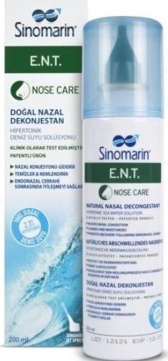 Sinomarin E.N.T. Deniz Suyu Solüsyonu 200 ml | Yetişkin