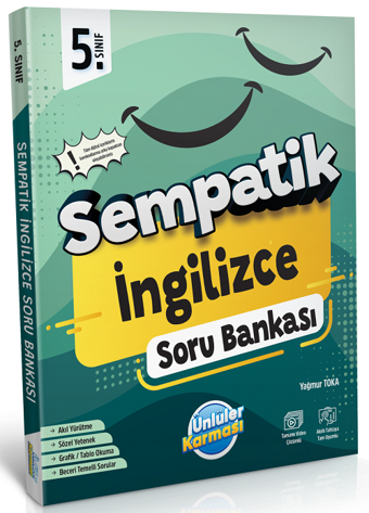 Ünlüler 5. Sınıf İngilizce Sempatik Soru Bankası Ünlüler Yayınları - Ünlüler Karması Yayınları