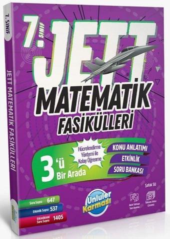 Ünlüler 7. Sınıf Matematik JETT Soru Fasikülleri Ünlüler Yayınları - Ünlüler Karması Yayınları