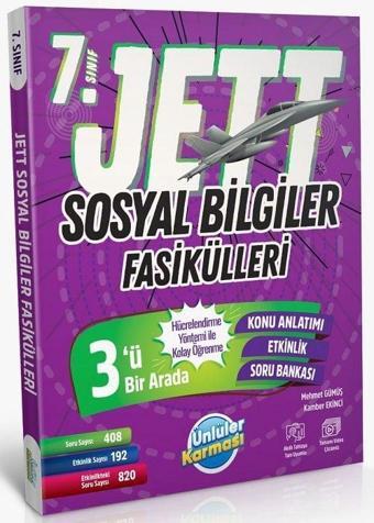 Ünlüler 7. Sınıf Sosyal Bilgiler JETT Soru Fasikülleri Ünlüler Yayınları - Ünlüler Karması Yayınları