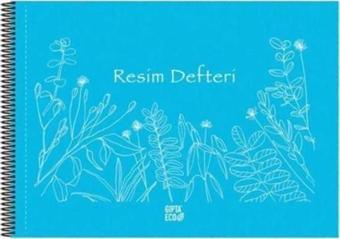 Gıpta Eco Fresco Spiralli Pp Kapak Resim Defter 25 x 35cm 25 Yaprak