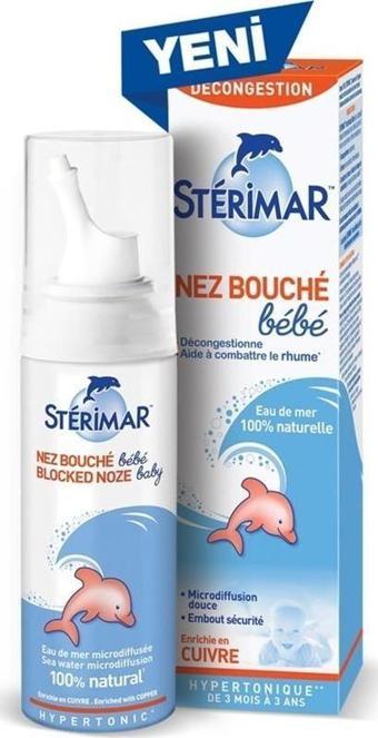 Sterimar Bebek Hipertonik Tıkalı Burun Spreyi 100 ml