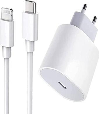 Iphone 12 Pro-Max Uyumlu 20W Şarj Adaptörü+Şarj Kablosu